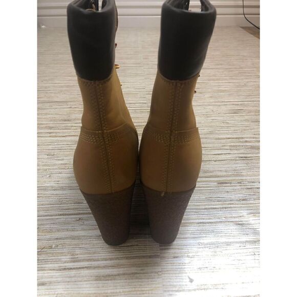 1313 Timberland Earth keepers Glancy 6-Inch Lace-up Women Boots WHEAT sz 10 - Picture 3 of 4